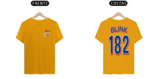 Nome do produto Camiseta blink 182 Estampa frente  e Costas