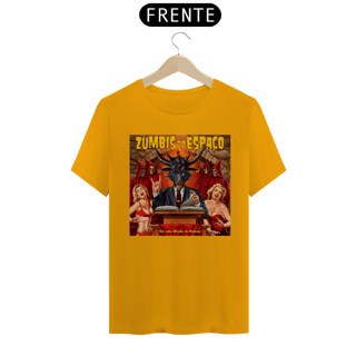Nome do produto Camiseta Zumbis do Espaço  Bode Do rock (Versão  Bordas Padrões)