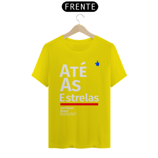 Nome do produto Camiseta Até As Estrelas brilhando com o seu futuro
