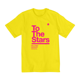Nome do produto Camiseta Infantil To The Stars,Para Crianças De 2 a 8 Anos De Idade