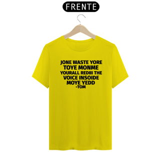 Nome do produto Camiseta I Miss You Pronuncia Sotaque Tom
