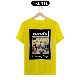 Nome do produto Camiseta Oasis Definitely Maybe Album Classico