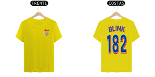 Nome do produto Camiseta blink 182 Estampa frente  e Costas