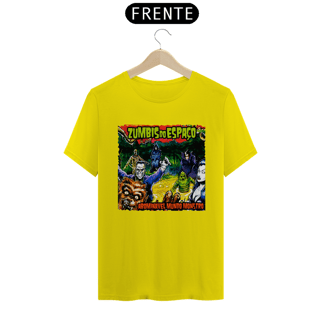 Nome do produto Camiseta Zumbis do Espaço (Versão Bordas Personalizadas )