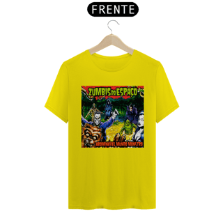 Nome do produto Camiseta Zumbis do Espaço (Versão Bordas Padrões)