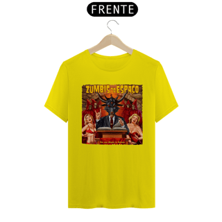 Nome do produto Camiseta Zumbis do Espaço  Bode Do rock (Versão Bordas Personalizadas)