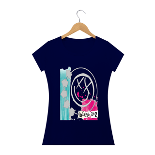 Nome do produto Camiseta blink 182  Quality Preta  Feminina  Self titled 2003 