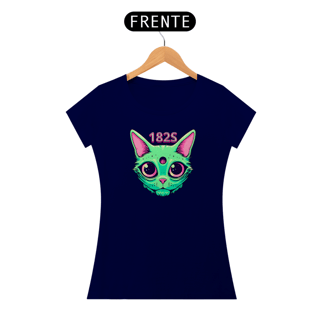 Nome do produto Camiseta Gato Alien, Original Space182  Feminina , 182S , Cores Variadas SUPER PROMOçÂO