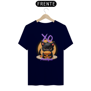 Nome do produto Camiseta Gato Fofo Com hamburguer