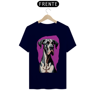 Nome do produto Camiseta Cachorro  Aquarela  Roxo