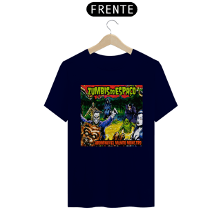 Nome do produto Camiseta Zumbis do Espaço (Versão Bordas Padrões)