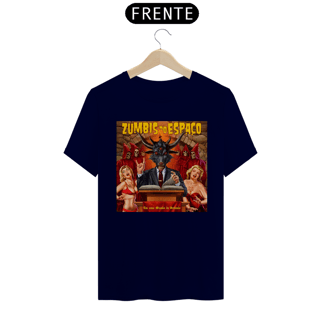 Nome do produto Camiseta Zumbis do Espaço  Bode Do rock (Versão  Bordas Padrões)