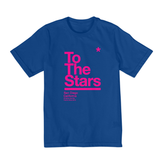 Nome do produto Camiseta Infantil To The Stars,Para Crianças De 2 a 8 Anos De Idade