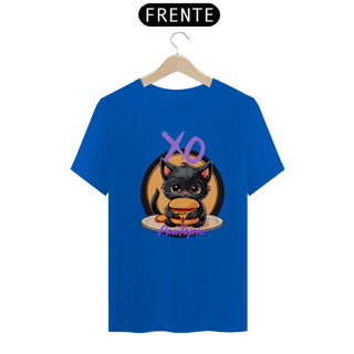 Nome do produto Camiseta Gato Fofo Com hamburguer