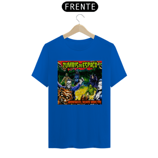Nome do produto Camiseta Zumbis do Espaço (Versão Bordas Padrões)