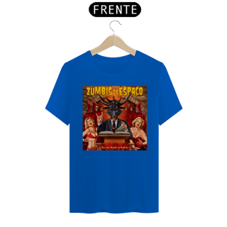 Nome do produto Camiseta Zumbis do Espaço  Bode Do rock (Versão  Bordas Padrões)