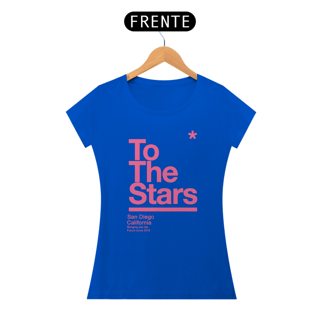 Nome do produto Camiseta Baby Look  Feminina   To The Stars Rosa Claro  Magenta