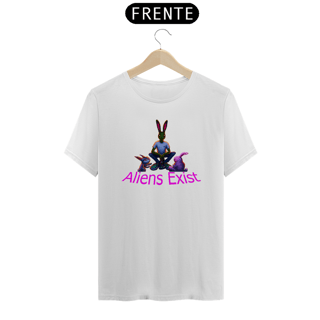 Nome do produto Camiseta Aliens Exist Prime , Versão 2 Oficial Space 182