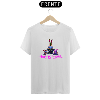 Nome do produto Camiseta Aliens Exist Prime , Versão 2 Oficial Space 182