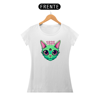 Nome do produto Camiseta Gato Alien, Original Space182  Feminina , 182S , Cores Variadas SUPER PROMOçÂO