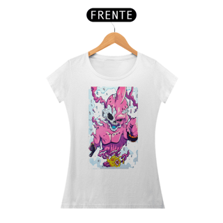 Nome do produto Camiseta Majinn Boo  Feminina Dragon Ball Z  SUPER PROMOÇÃO