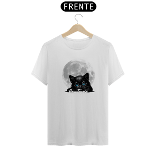 Nome do produto Camiseta Gato Fofo na Lua Cheia