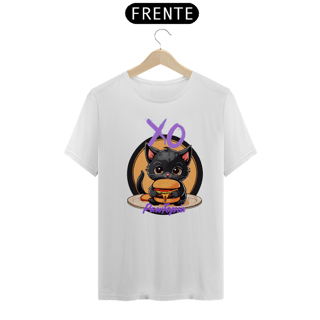 Nome do produto Camiseta Gato Fofo Com hamburguer