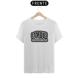 Nome do produto Camiseta Famous Stars And Straps Rara no Brasil  (Com Fundo)