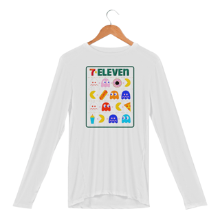 Nome do produto Blusa Sport Mark Hoppus  7 Eleven Pac Man Manga Longa