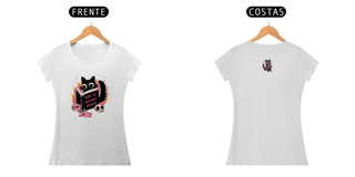Nome do produto Camiseta Feminina Cat How To Destroy Huimans, Cores Variadas 