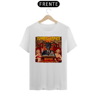 Nome do produto Camiseta Zumbis do Espaço  Bode Do rock (Versão Bordas Personalizadas)