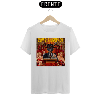 Nome do produto Camiseta Zumbis do Espaço  Bode Do rock (Versão  Bordas Padrões)