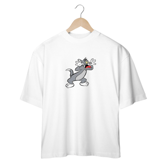 Nome do produto Camiseta Tom, Tom & Jerry, Estampa na Frente  ,OVERSIZED PREMIUM