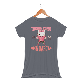 Nome do produto Camiseta Acadêmia, Gym,  Sport Dry UV Para Malhar,Treine com uma Garota, Camiseta Femiina,Hello Kitty