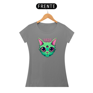 Nome do produto Camiseta Gato Alien, Original Space182  Feminina , 182S , Cores Variadas SUPER PROMOçÂO