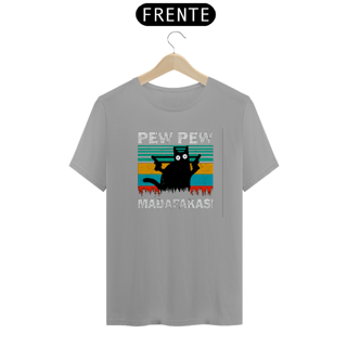Nome do produto Camiseta Gato Pew Pew Madafakas