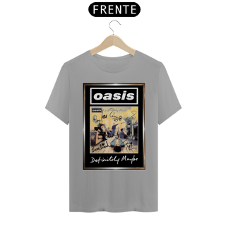Nome do produto Camiseta Oasis Definitely Maybe Album Classico