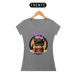 Nome do produto Camiseta Gato Fofo Com Hamburguer Pawtopia Oficial
