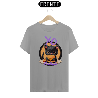 Nome do produto Camiseta Gato Fofo Com hamburguer