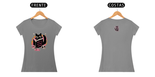 Nome do produto Camiseta Feminina Cat How To Destroy Huimans, Cores Variadas 