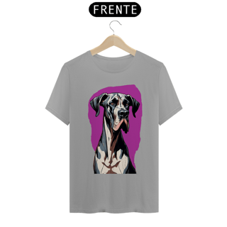Nome do produto Camiseta Cachorro  Aquarela  Roxo