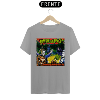 Nome do produto Camiseta Zumbis do Espaço (Versão Bordas Padrões)