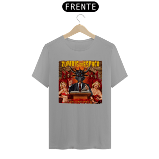 Nome do produto Camiseta Zumbis do Espaço  Bode Do rock (Versão Bordas Personalizadas)