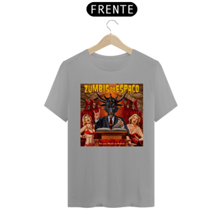 Nome do produto Camiseta Zumbis do Espaço  Bode Do rock (Versão  Bordas Padrões)
