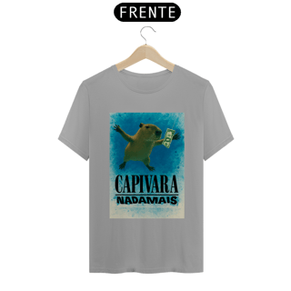 Nome do produto Camiseta Nirvana Nevermind  Paródia  Capivara Nadamais