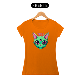 Nome do produto Camiseta Gato Alien, Original Space182  Feminina , 182S , Cores Variadas SUPER PROMOçÂO