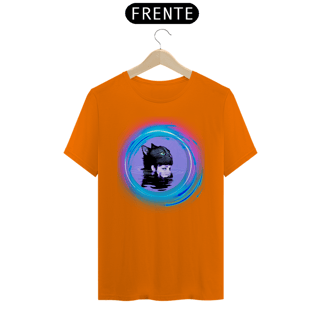 Nome do produto Camiseta  Gato e a Menina no Lago 