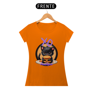 Nome do produto Camiseta Gato Fofo Com Hamburguer Pawtopia Oficial