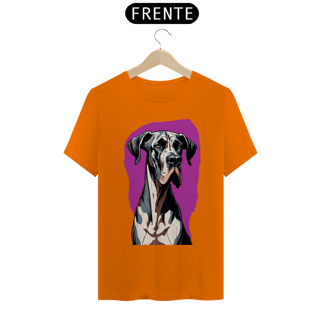 Nome do produto Camiseta Cachorro  Aquarela  Roxo