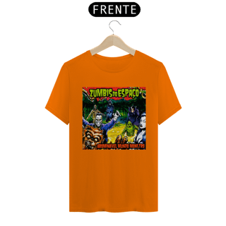 Nome do produto Camiseta Zumbis do Espaço (Versão Bordas Padrões)